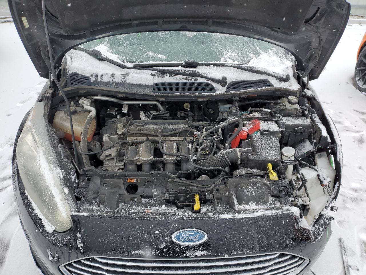 2016 Ford Fiesta VIN 3FADP4AJ2GM157019 Copart auction photo, frame damage damage thumbnail 11