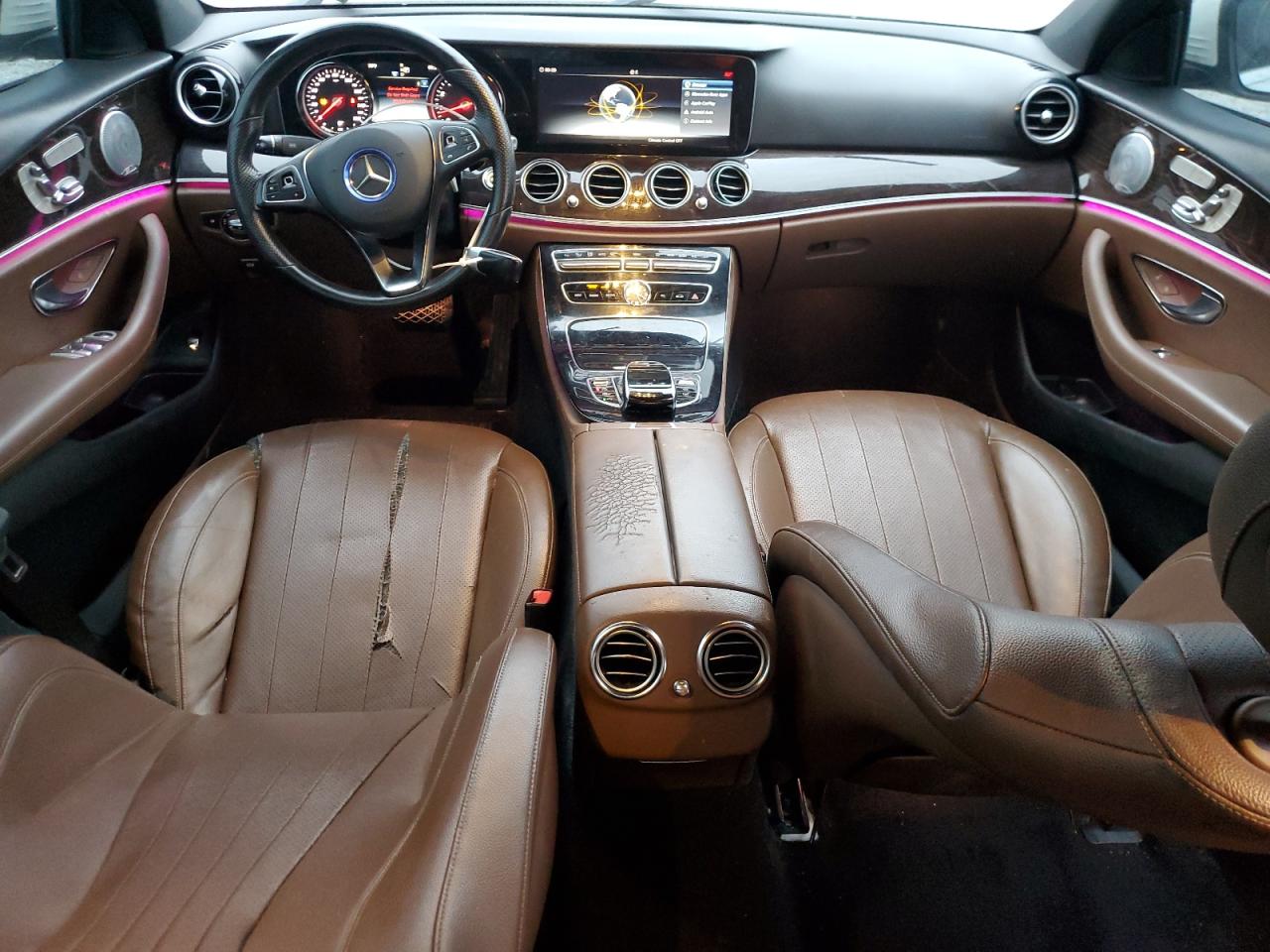 2018 Mercedes-Benz E-klasse VIN WDDZF4JB8JA363712 Copart auction photo, front end / side damage thumbnail 8