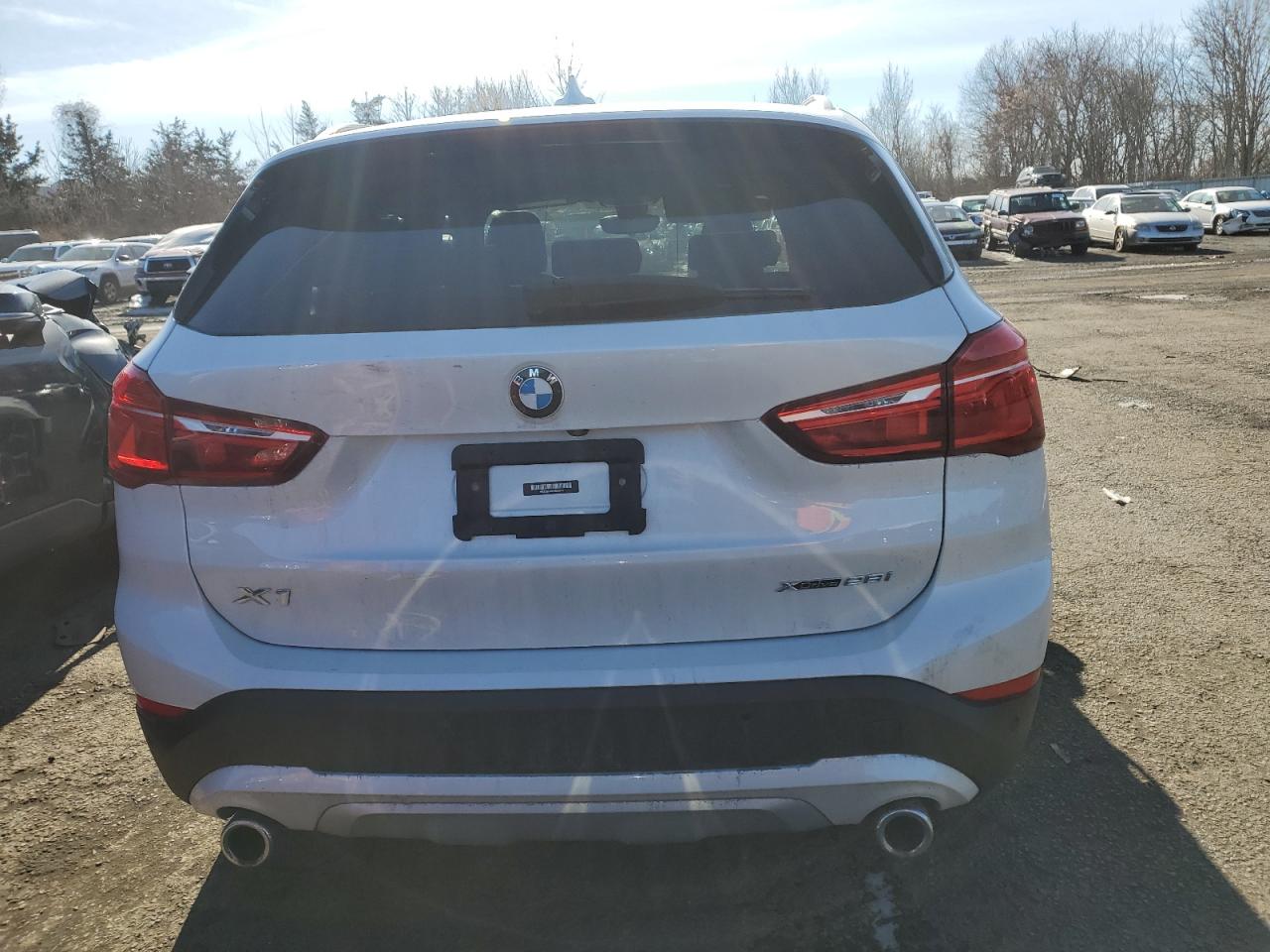 2022 BMW X1 VIN WBXJG9C04N5U59562 Copart auction photo, front end / side damage thumbnail 6