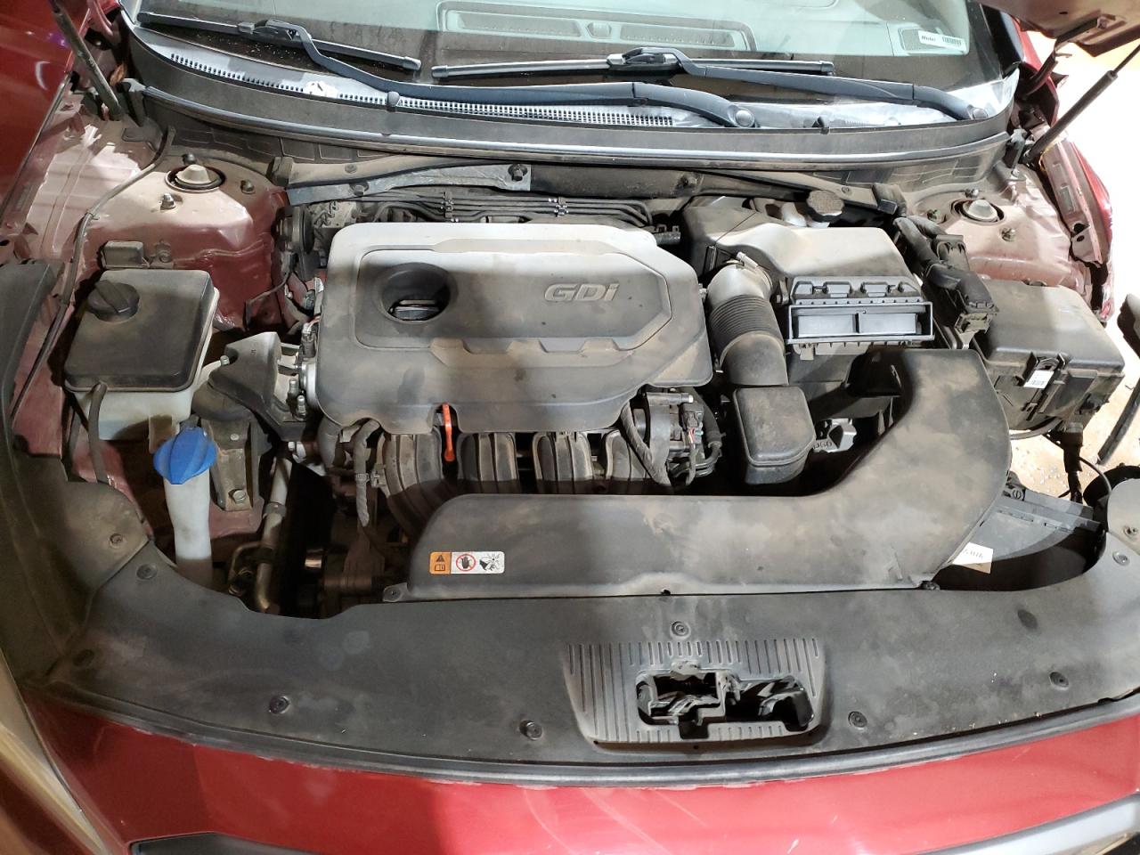2015 Hyundai Sonata VIN 5NPE34AF0FH040789 Copart auction photo, front end / side damage thumbnail 11