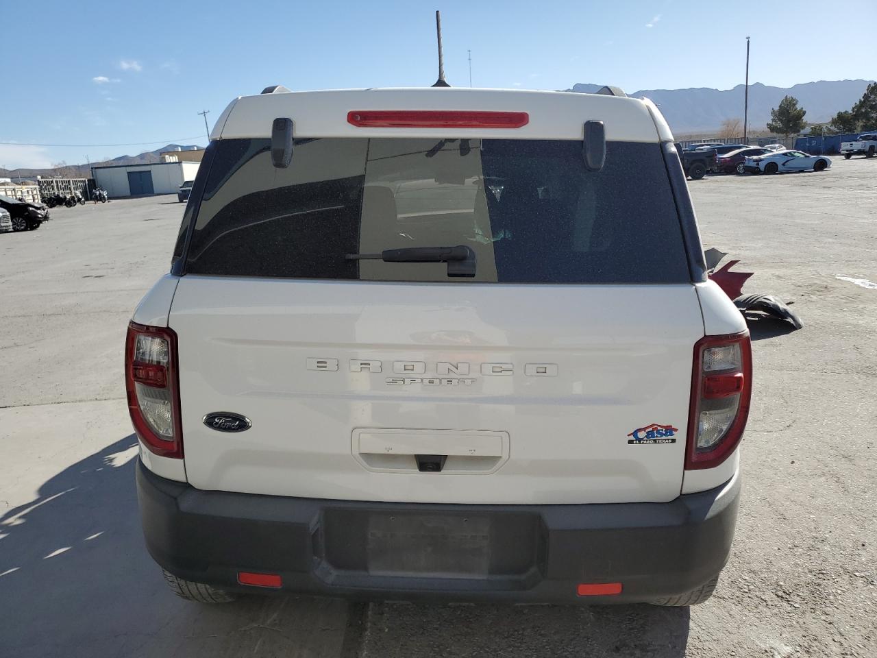 2021 Ford Bronco VIN 3FMCR9B65MRA63296 Copart auction photo, front end / side damage thumbnail 6