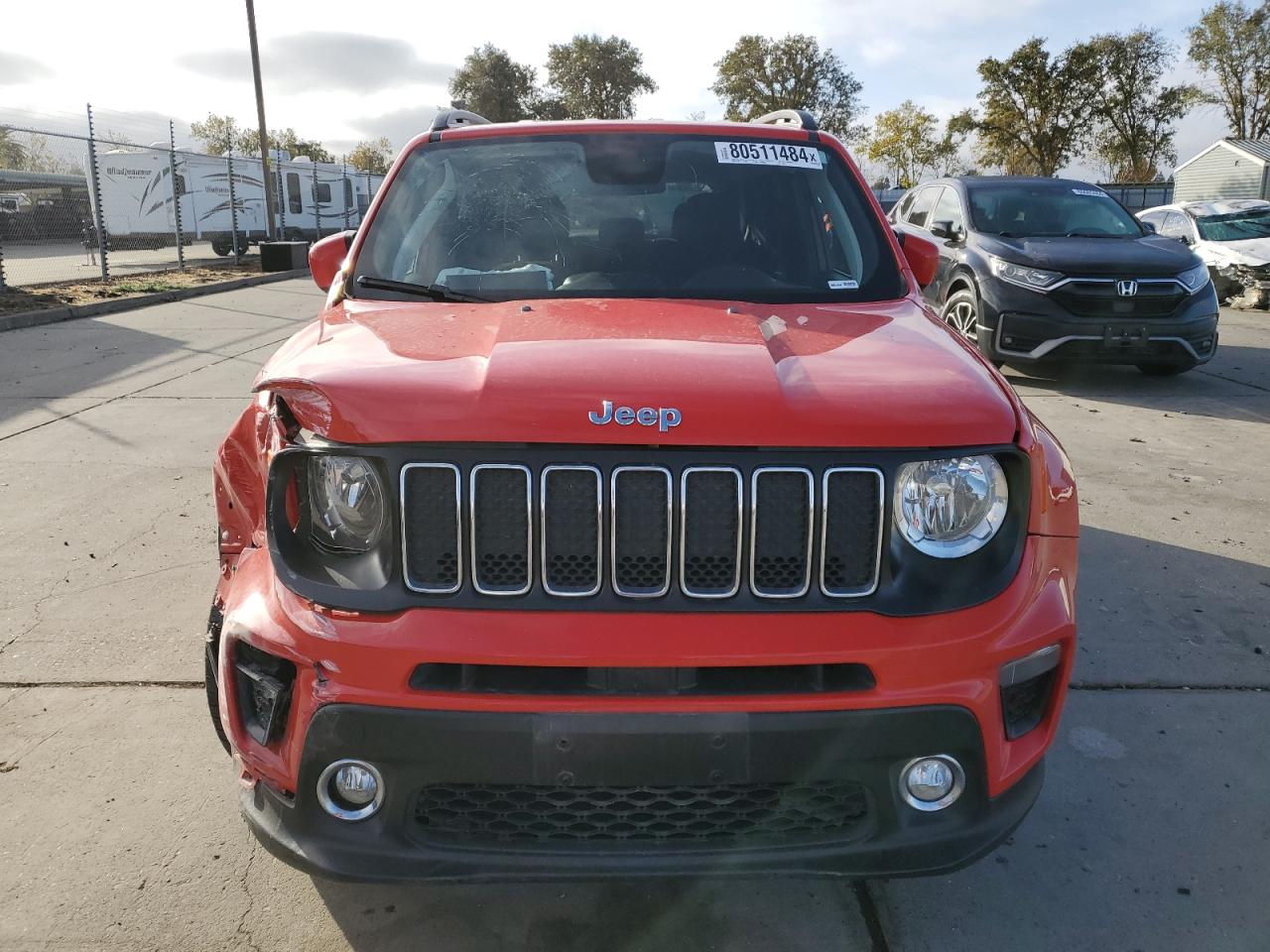 2019 Jeep Renegade VIN ZACNJABB7KPK48750 Copart auction photo, front end damage thumbnail 5