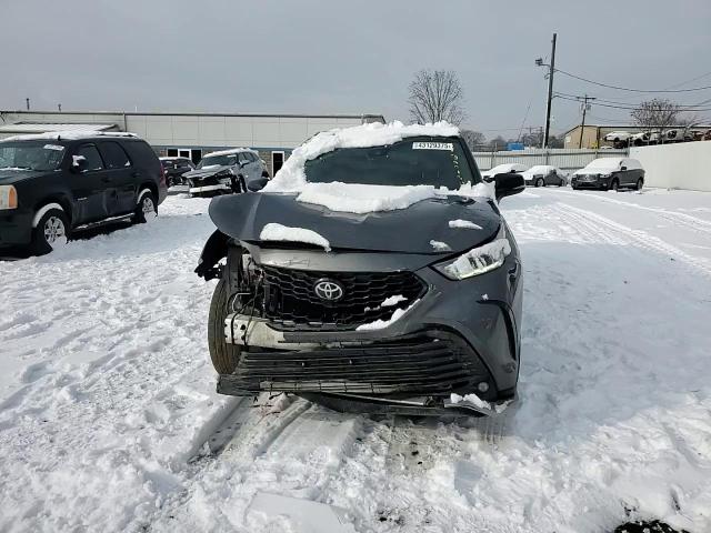 2021 Toyota Highlander VIN 5TDJZRBH7MS086301 Copart auction photo, front end / side damage thumbnail 12