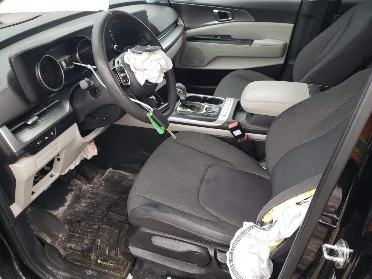 2023 KIA Carnival VIN KNDNB5H35P6252197 Copart auction photo, front end / undercarriage damage thumbnail 7