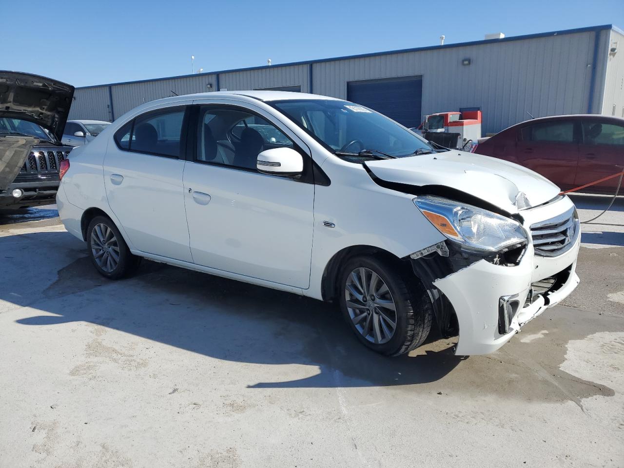 2017 Mitsubishi Mirage VIN ML32F4FJXHHF14049 Copart auction photo, front end / minor dent/scratches damage thumbnail 4