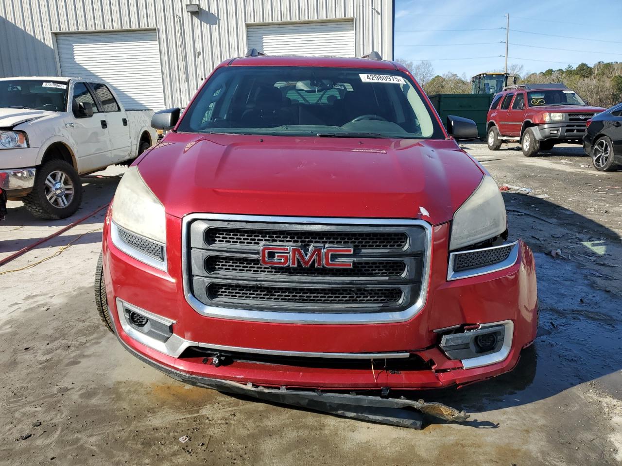 2013 GMC Acadia VIN 1GKKRPKD8DJ265471 Copart auction photo, front end damage thumbnail 5