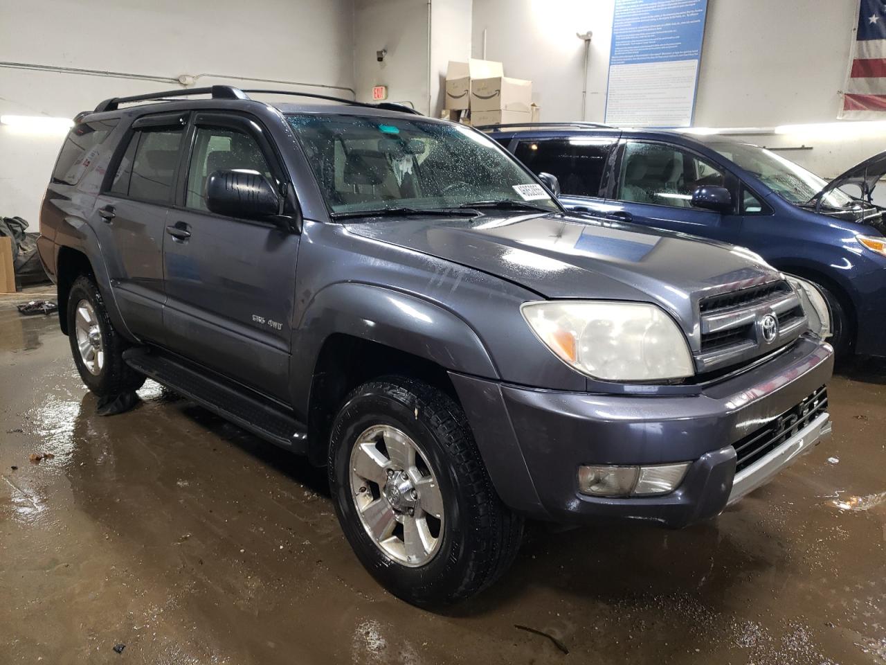 2004 Toyota 4Runner VIN JTEBU14RX48022456 Copart auction photo, front end / rear end damage thumbnail 4