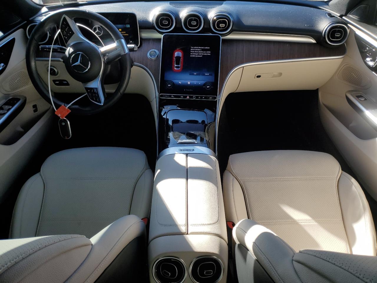 2024 Mercedes-Benz C-klasse VIN W1KAF4HB0RR187948 Copart auction photo, undercarriage / minor dent/scratches damage thumbnail 8