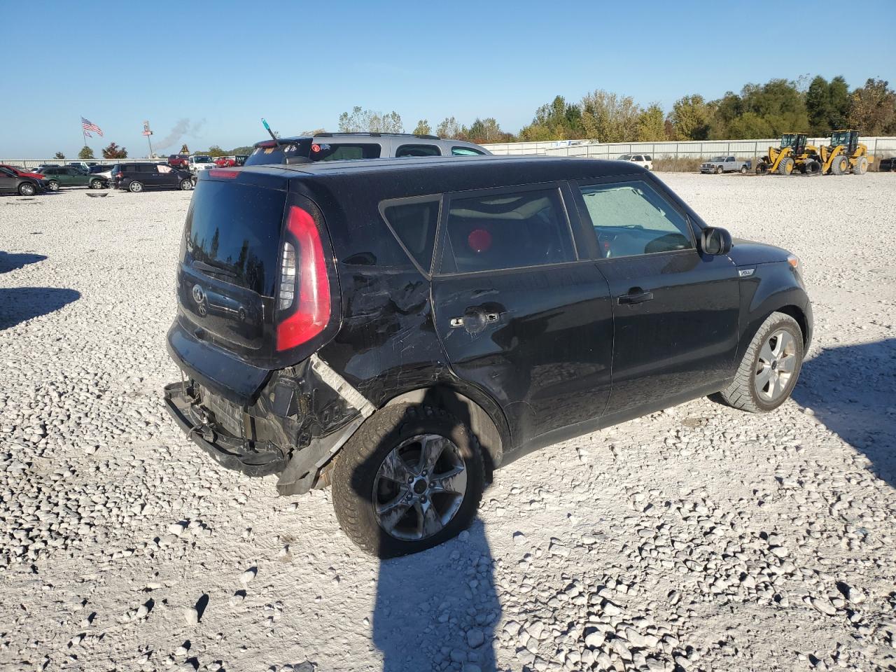 2019 KIA Soul VIN KNDJN2A28K7684789 Copart auction photo, rear end / side damage thumbnail 3