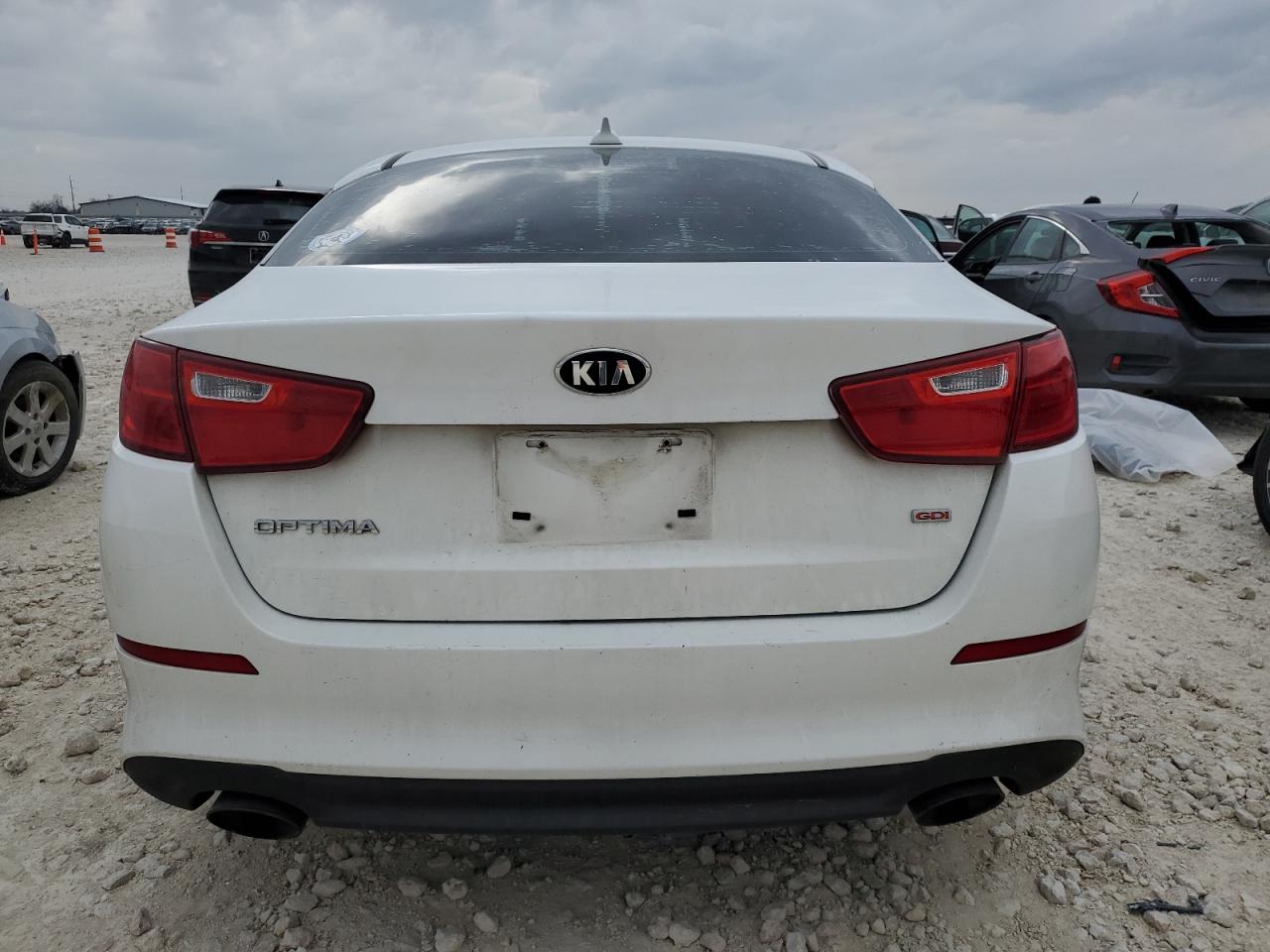 2015 KIA Optima VIN KNAGM4A79F5620747 Copart auction photo, side / minor dent/scratches damage thumbnail 6
