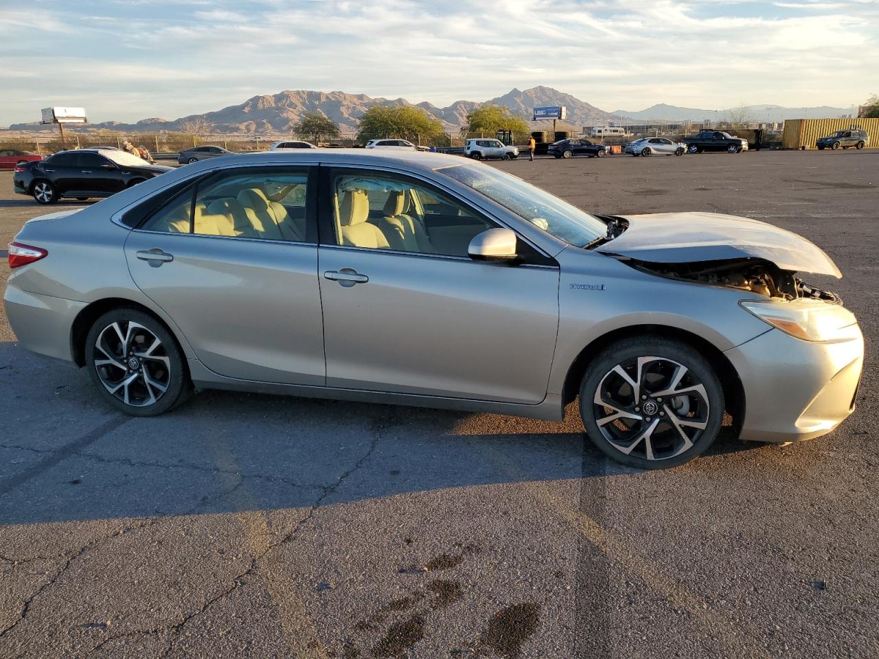 2016 Toyota Camry VIN 4T1BD1FK8GU199115 Copart auction photo, front end damage thumbnail 4