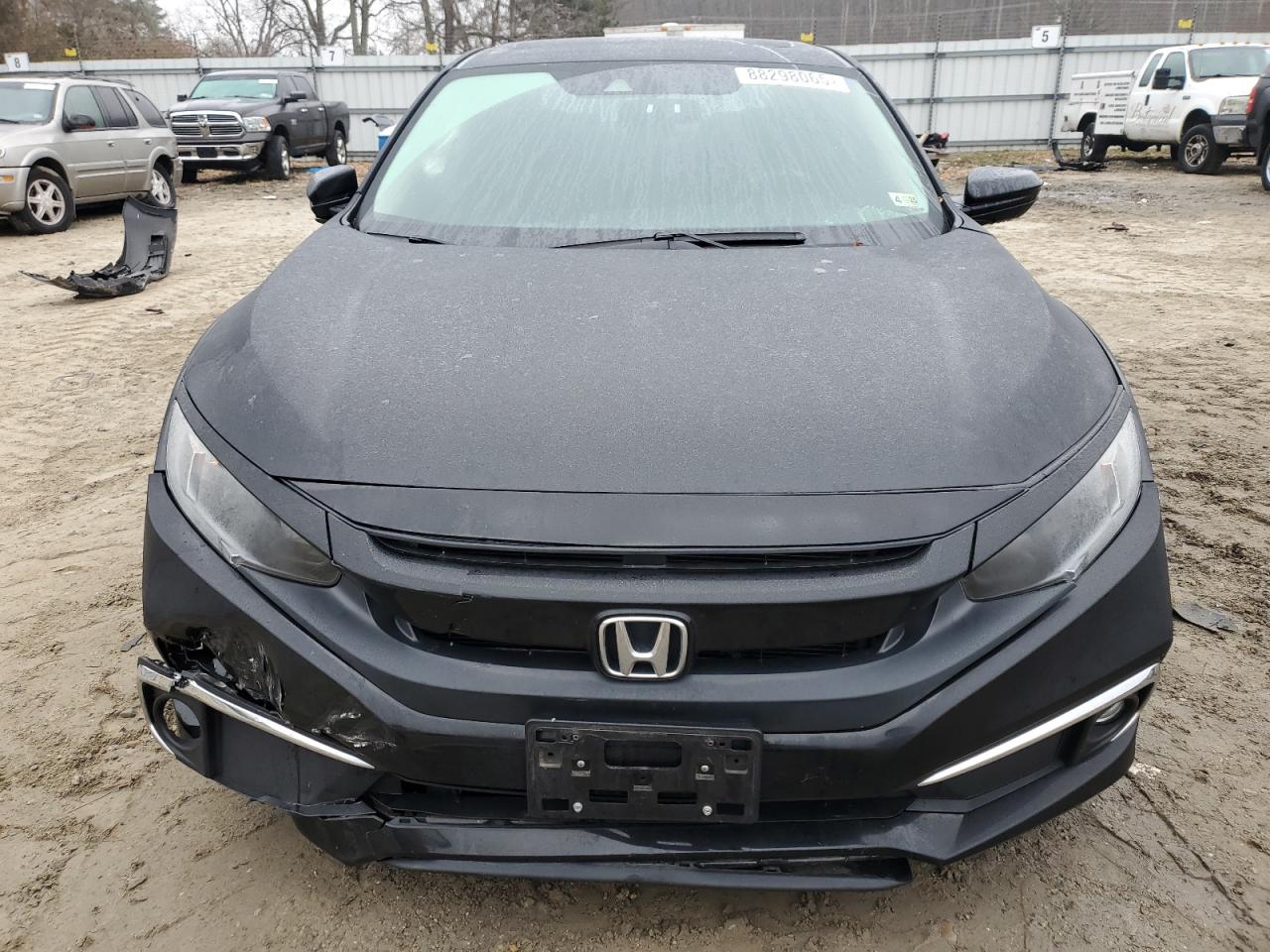 2021 Honda Civic VIN 19XFC1F30ME000666 Copart auction photo, front end damage thumbnail 5