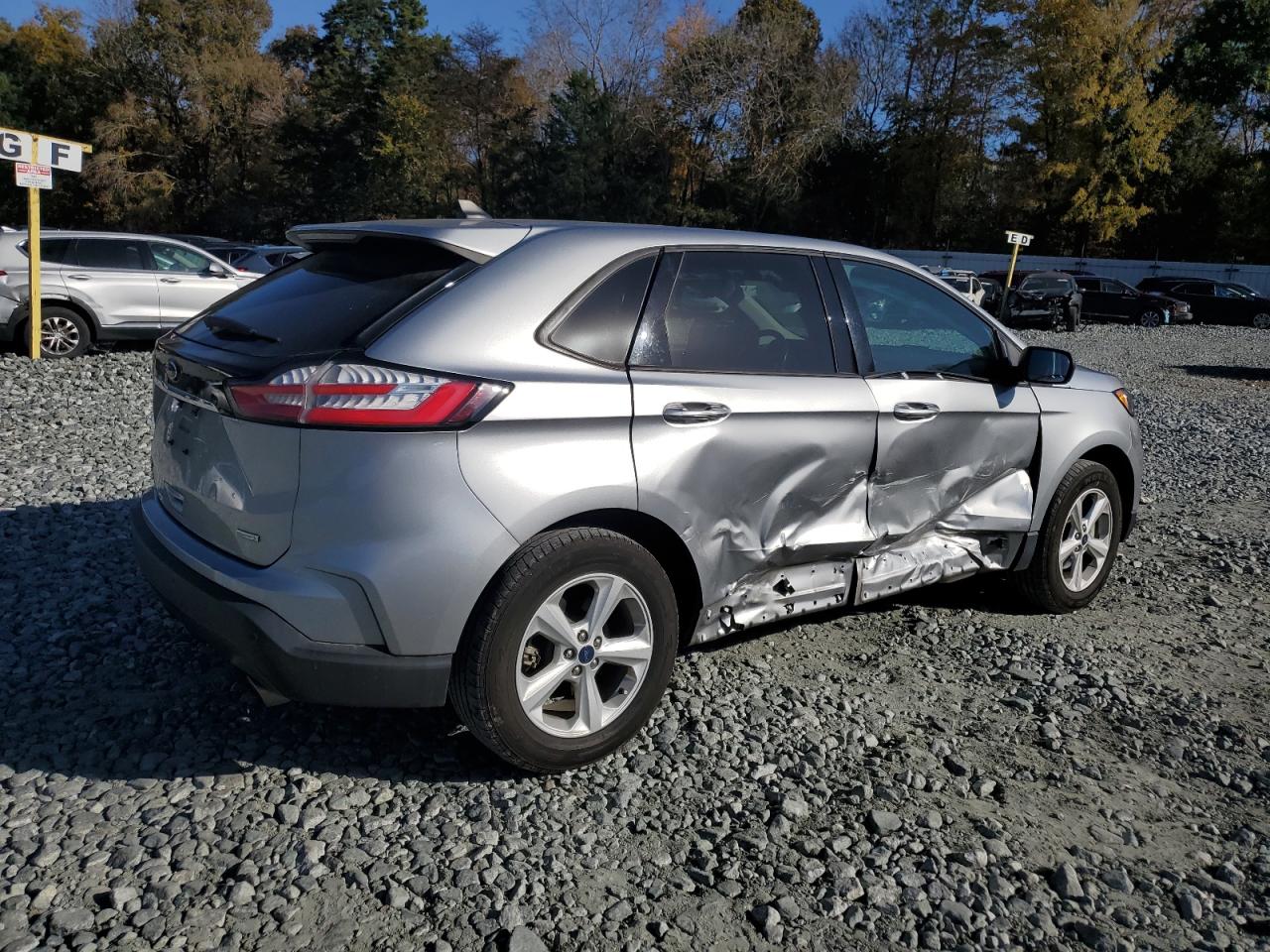 2020 Ford Edge VIN 2FMPK3G91LBB06809 Copart auction photo, side damage thumbnail 3