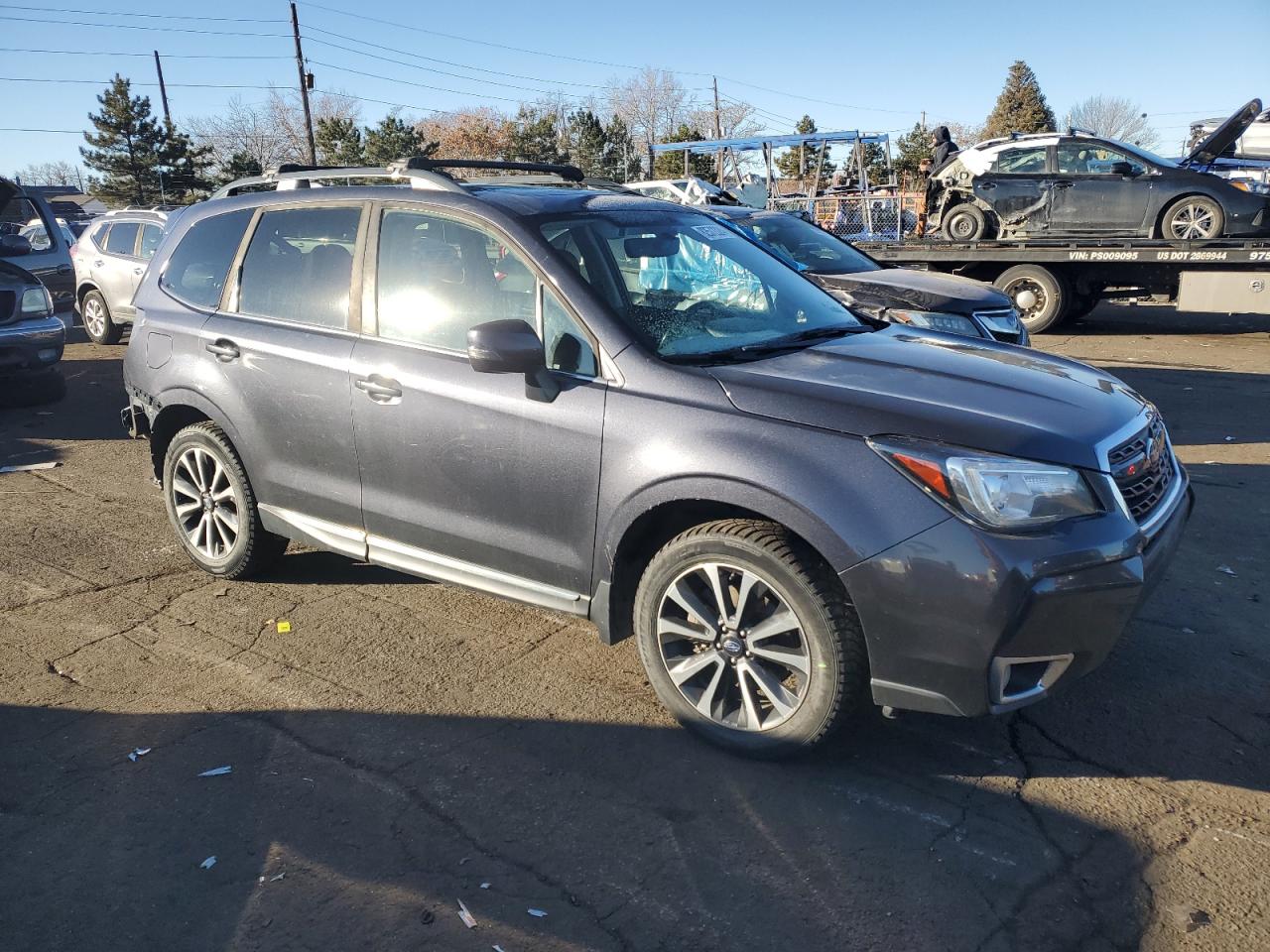 2018 Subaru Forester VIN JF2SJGWC0JH492582 Copart auction photo, rear end damage thumbnail 4