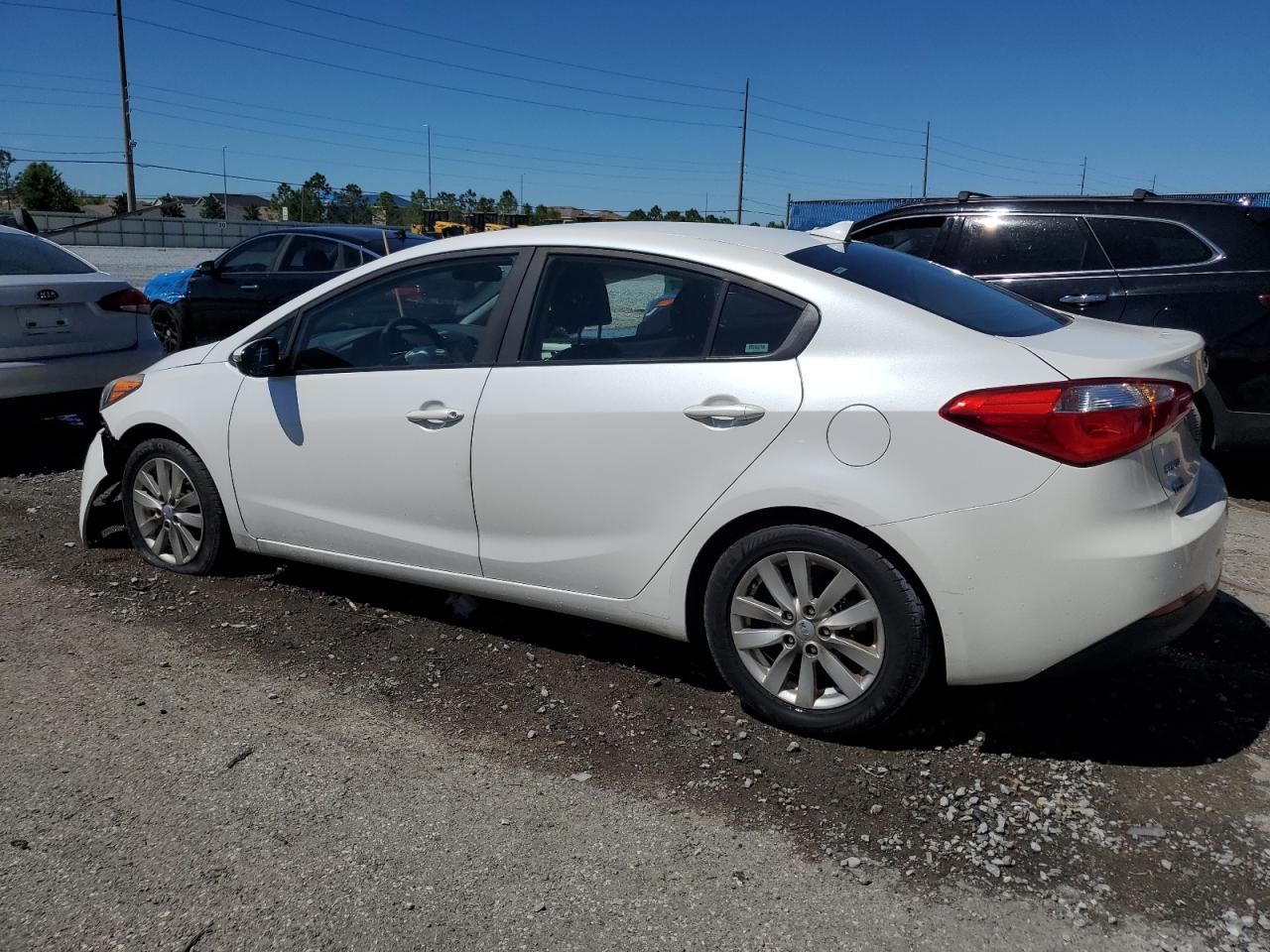 2016 KIA Forte VIN KNAFX4A61G5584144 Copart auction photo, side / front end damage thumbnail 2