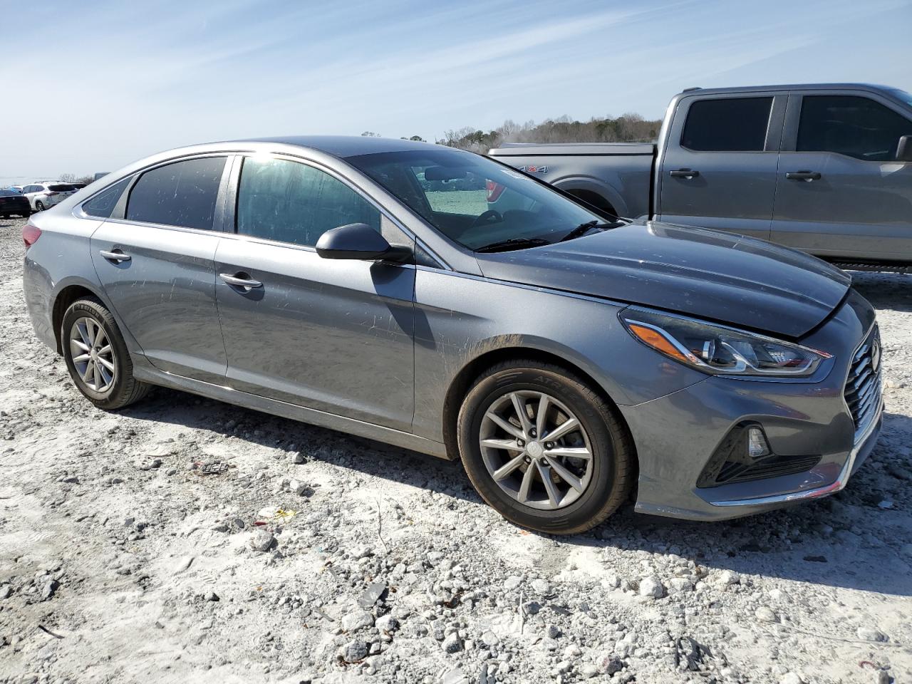 2019 Hyundai Sonata VIN 5NPE24AF6KH756609 Copart auction photo, front end damage thumbnail 4