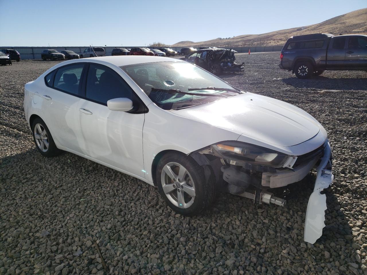 2015 Dodge Dart VIN 1C3CDFBB2FD320235 Copart auction photo, front end damage thumbnail 4