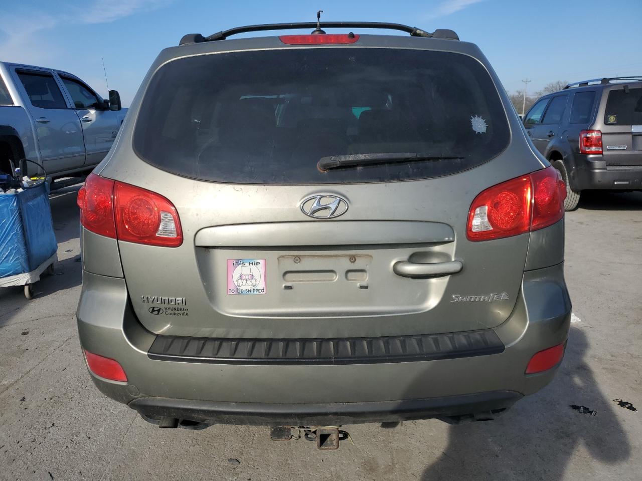 2009 Hyundai Santa Fe VIN 5NMSG13D19H262955 Copart auction photo, minor dent/scratches damage thumbnail 6