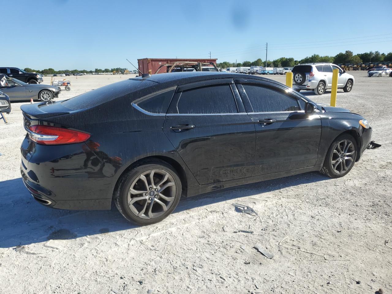 2017 Ford Fusion VIN 3FA6P0T94HR156088 Copart auction photo, front end damage thumbnail 3