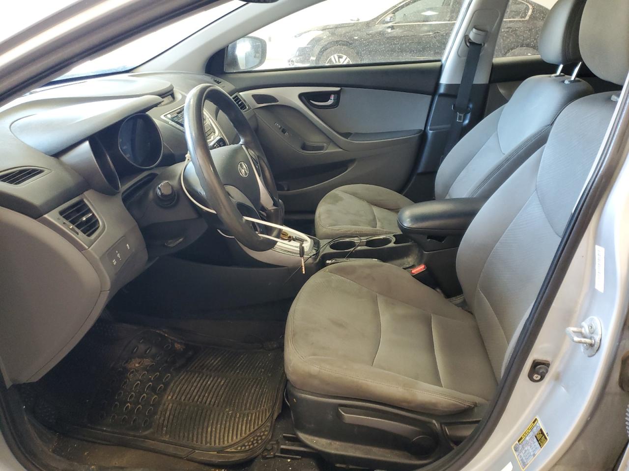 2012 Hyundai Elantra VIN 5NPDH4AE6CH067821 Copart auction photo, front end / side damage thumbnail 7