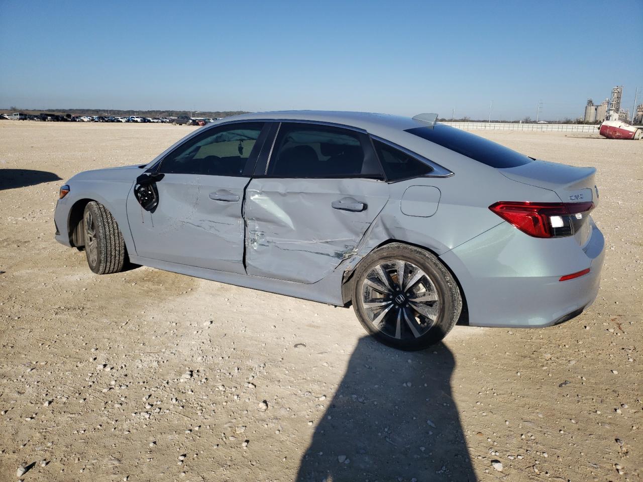2024 Honda Civic VIN 2HGFE1F72RH308089 Copart auction photo, side / rear end damage thumbnail 2