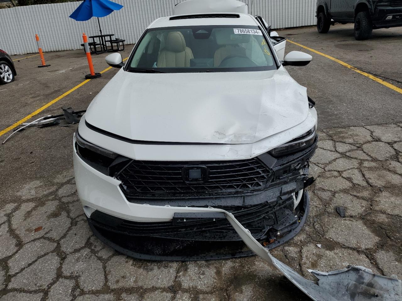 2024 Honda Accord VIN 1HGCY1F36RA073444 Copart auction photo, all over damage thumbnail 5