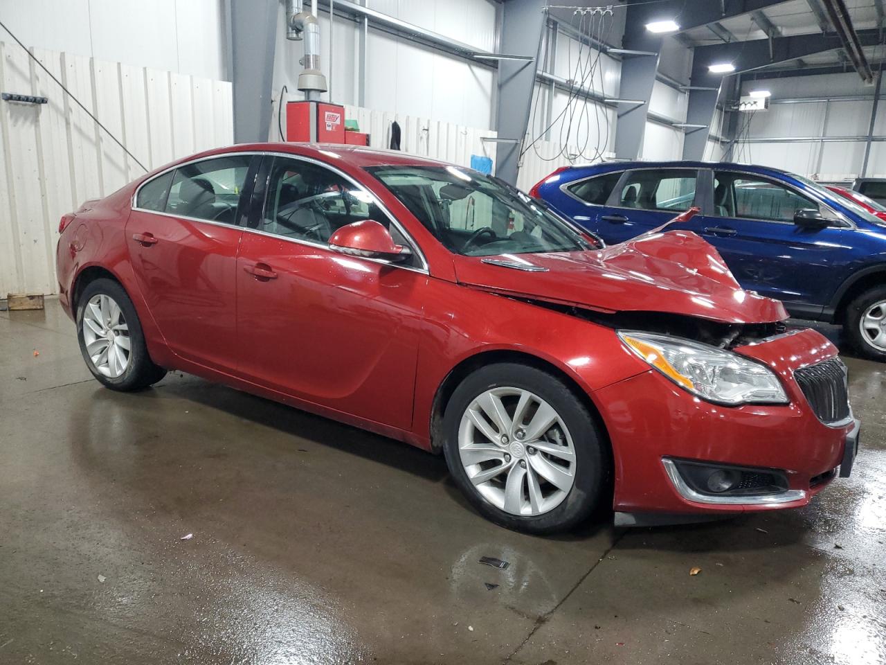 2014 Buick Regal VIN 2G4GK5EX2E9217862 Copart auction photo, front end damage thumbnail 4