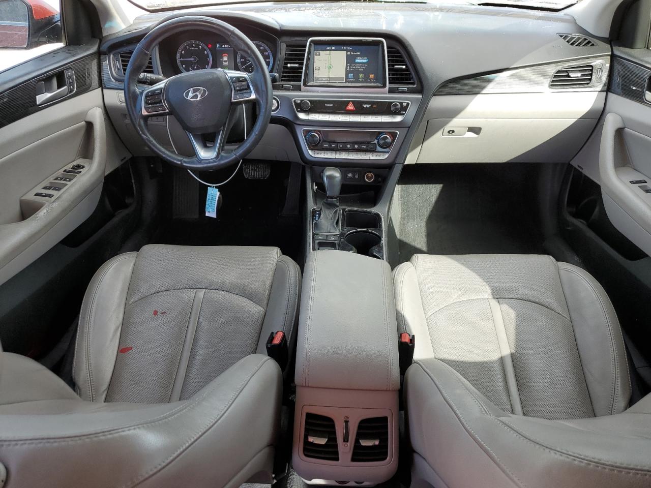 2018 Hyundai Sonata VIN 5NPE34AF6JH673547 Copart auction photo, front end / minor dent/scratches damage thumbnail 8