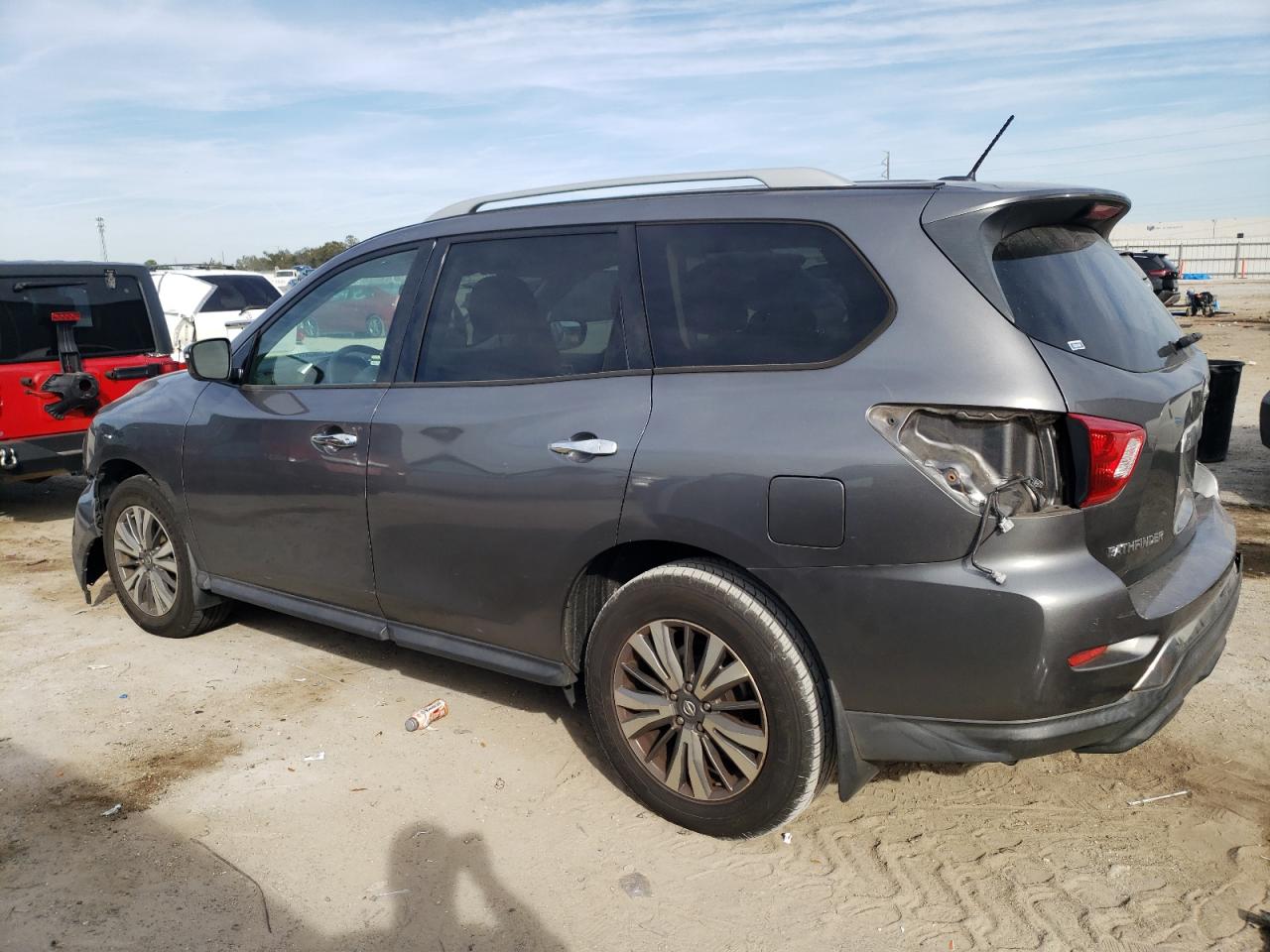 2018 Nissan Pathfinder VIN 5N1DR2MN9JC658503 Copart auction photo, front end / rear end damage thumbnail 2