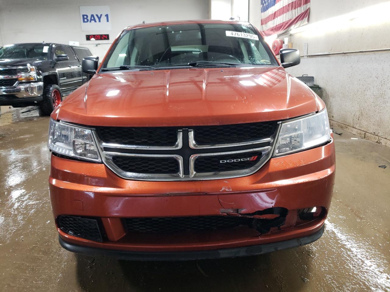2014 Dodge Journey VIN 3C4PDCAB9ET155161 Copart auction photo, front end damage thumbnail 5