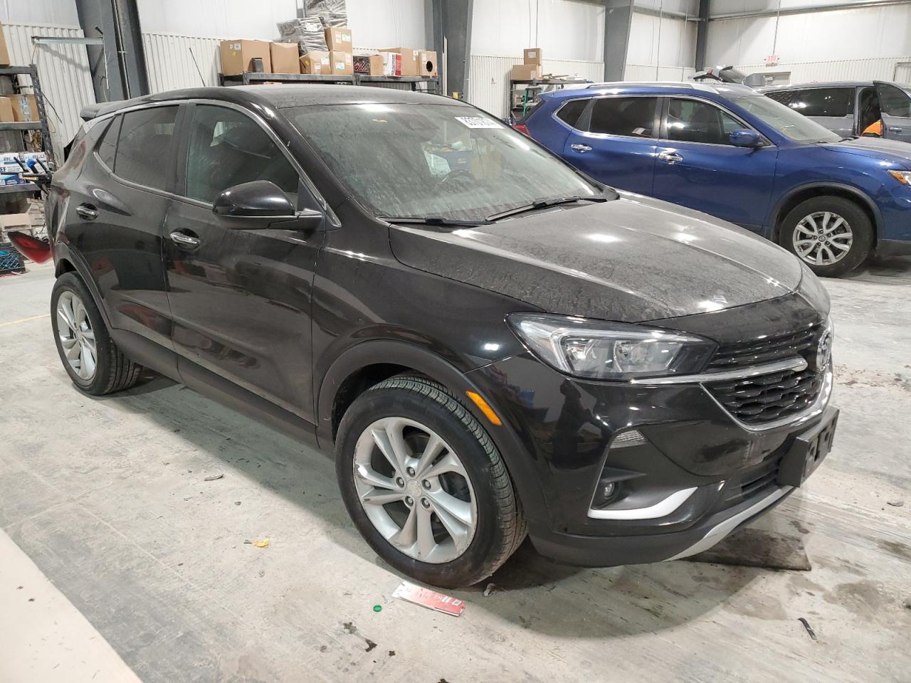 2021 Buick Encore VIN KL4MMCSL7MB040076 Copart auction photo, rear end / side damage thumbnail 4