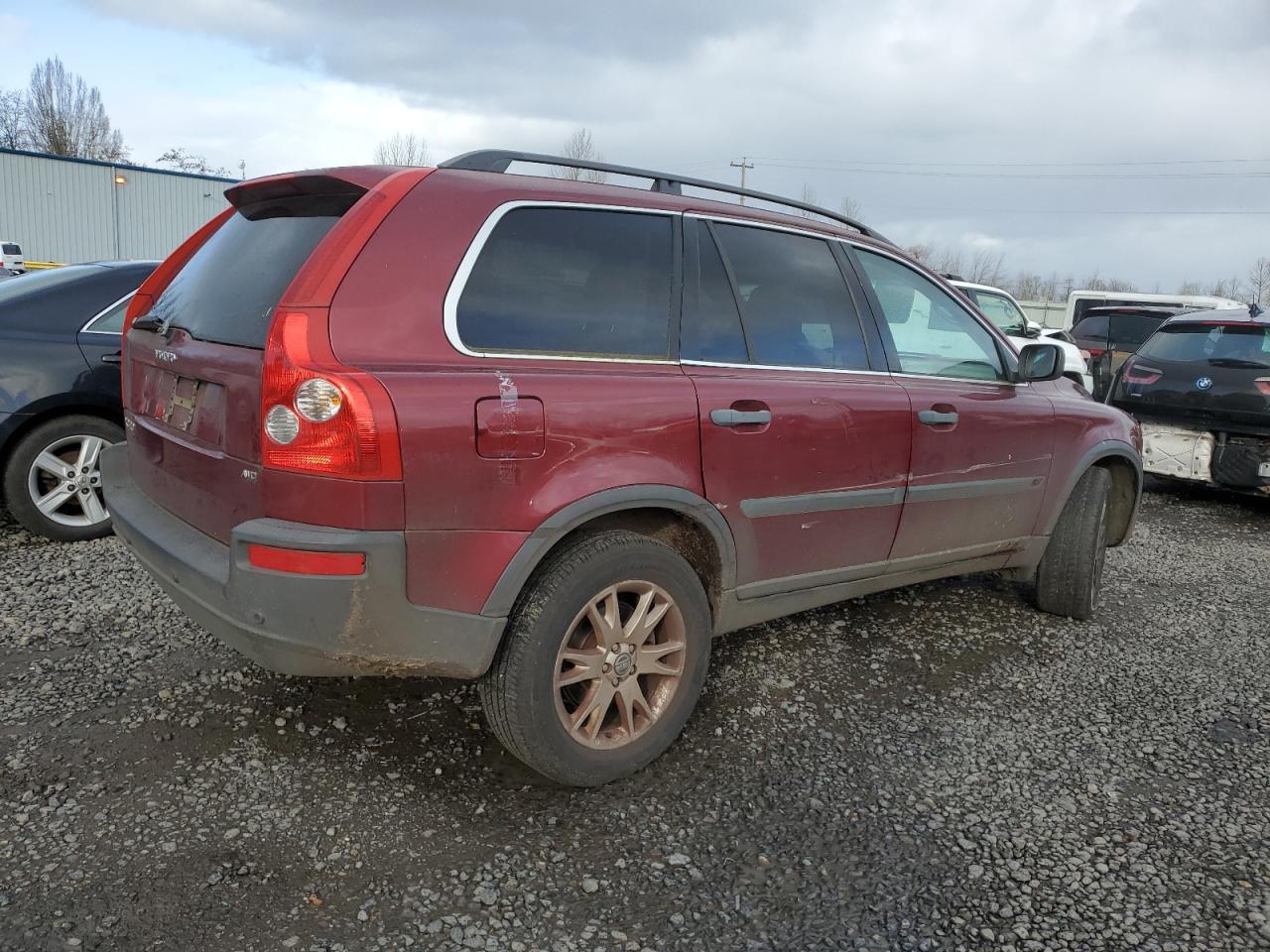 2006 Volvo XC90 VIN YV4CZ592561257580 Copart auction photo, front end / side damage thumbnail 3
