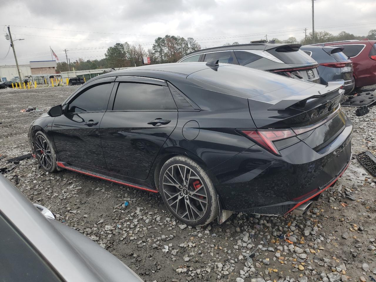 2023 Hyundai Elantra VIN KMHLW4AKXPU013260 Copart auction photo, side damage thumbnail 2