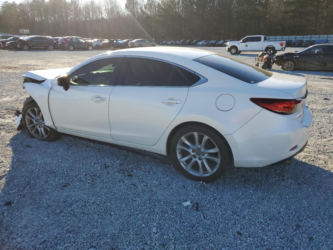 2014 Mazda 6 VIN JM1GJ1T58E1105167 Copart auction photo, front end / undercarriage damage thumbnail 2