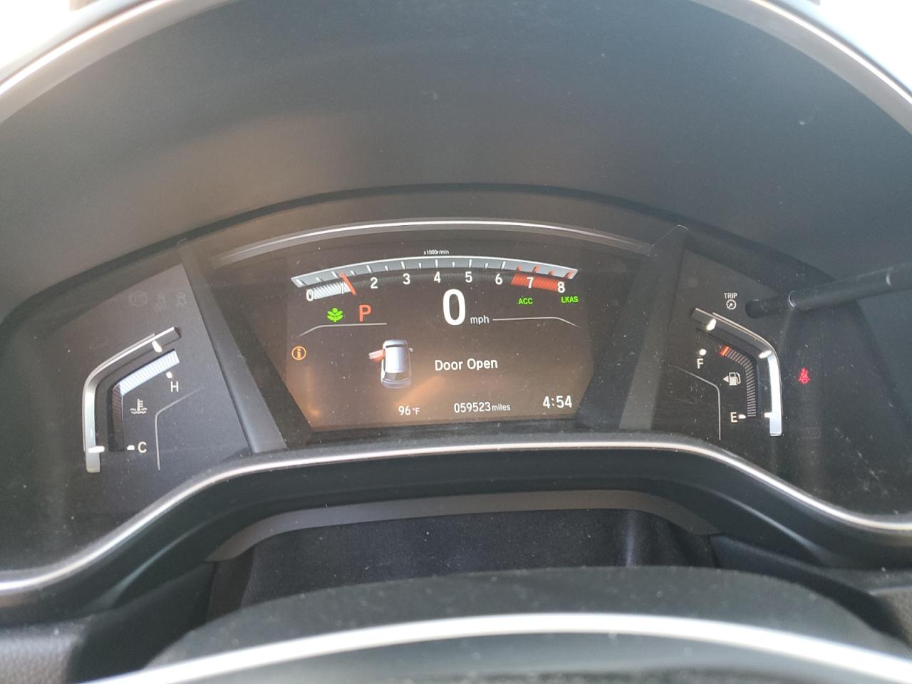 2019 Honda CR-V VIN 5J6RW2H87KL020009 Copart auction photo, rear end damage thumbnail 9
