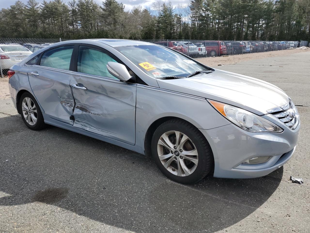 2013 Hyundai Sonata VIN 5NPEC4AC2DH617339 Copart auction photo, side / minor dent/scratches damage thumbnail 4