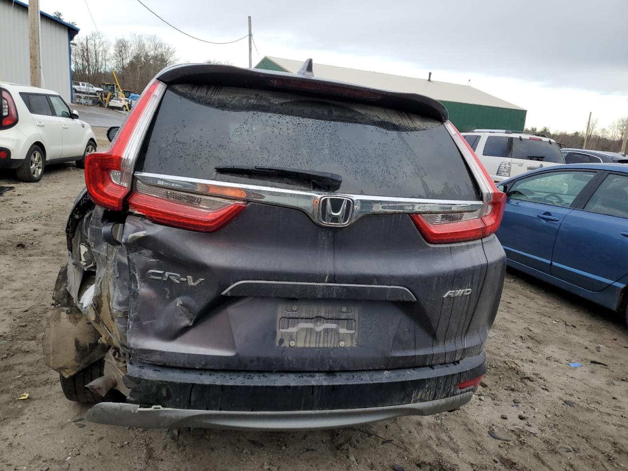 2019 Honda CR-V VIN 2HKRW2H53KH667412 Copart auction photo, rear end / minor dent/scratches damage thumbnail 6