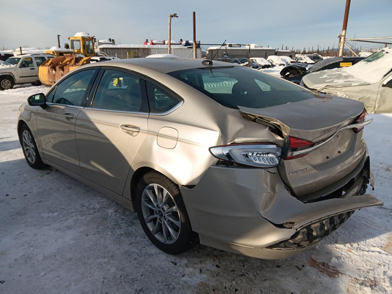 2017 Ford Fusion VIN 3FA6P0H74HR369162 Copart auction photo, rear end damage thumbnail 2
