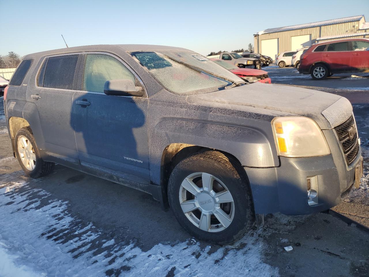2011 GMC Terrain VIN 2CTFLREC1B6255117 Copart auction photo, front end damage thumbnail 4