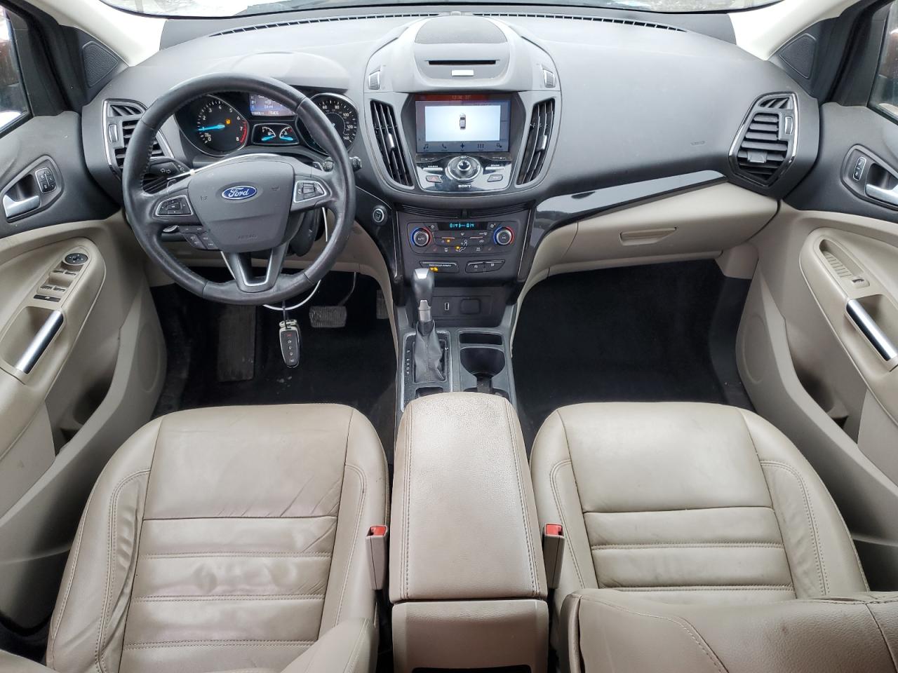 2017 Ford Escape VIN 1FMCU9J99HUC34706 Copart auction photo, front end damage thumbnail 8