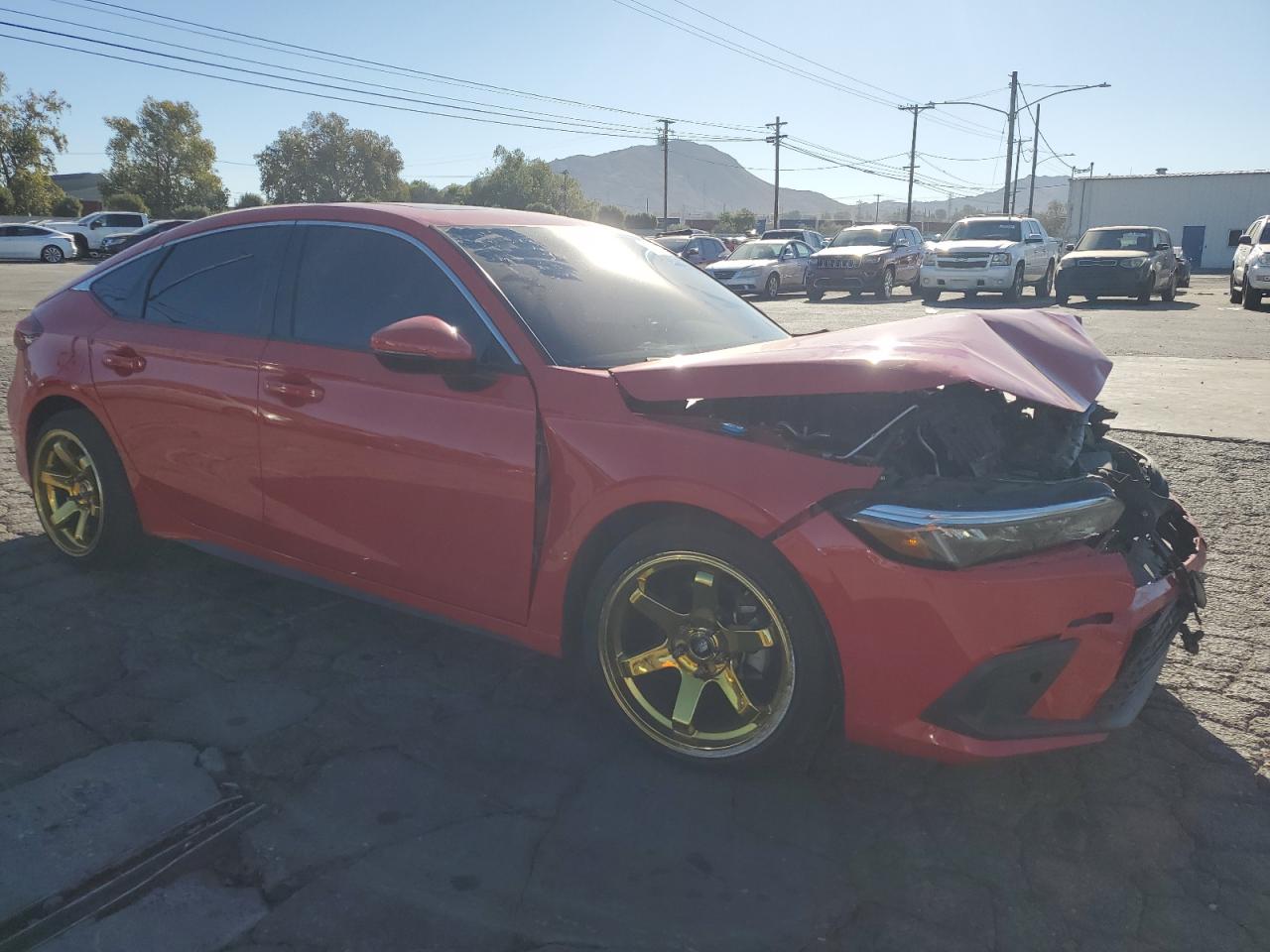 2022 Honda Civic VIN 19XFL1H87NE006989 Copart auction photo, front end damage thumbnail 4