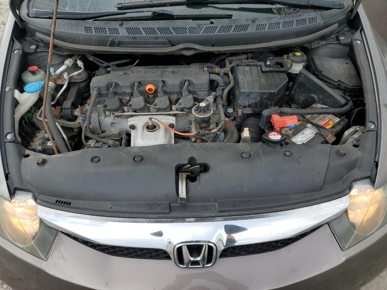 2010 Honda Civic VIN 2HGFA1F54AH537193 Copart auction photo, side / undercarriage damage thumbnail 12