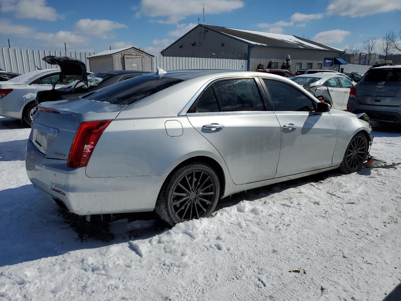 2014 Cadillac CTS VIN 1G6AW5SX2E0156853 Copart auction photo, front end damage thumbnail 3
