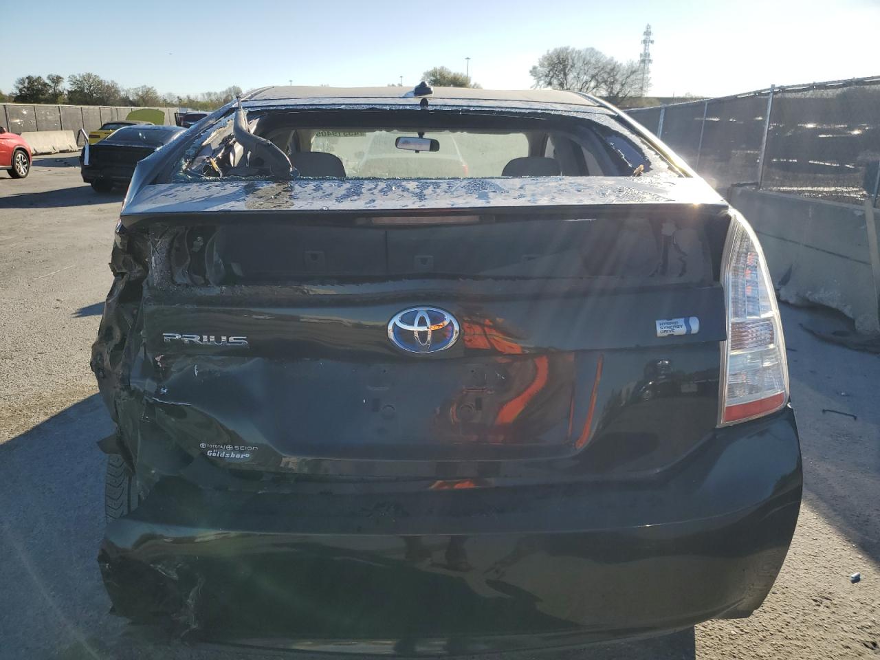 2011 Toyota Prius VIN JTDKN3DU2B5311914 Copart auction photo, rear end damage thumbnail 6