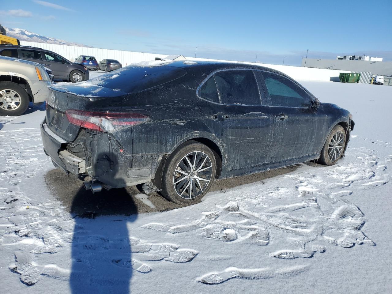 2023 Toyota Camry VIN 4T1T11AK3PU166043 Copart auction photo, front end / side damage thumbnail 3