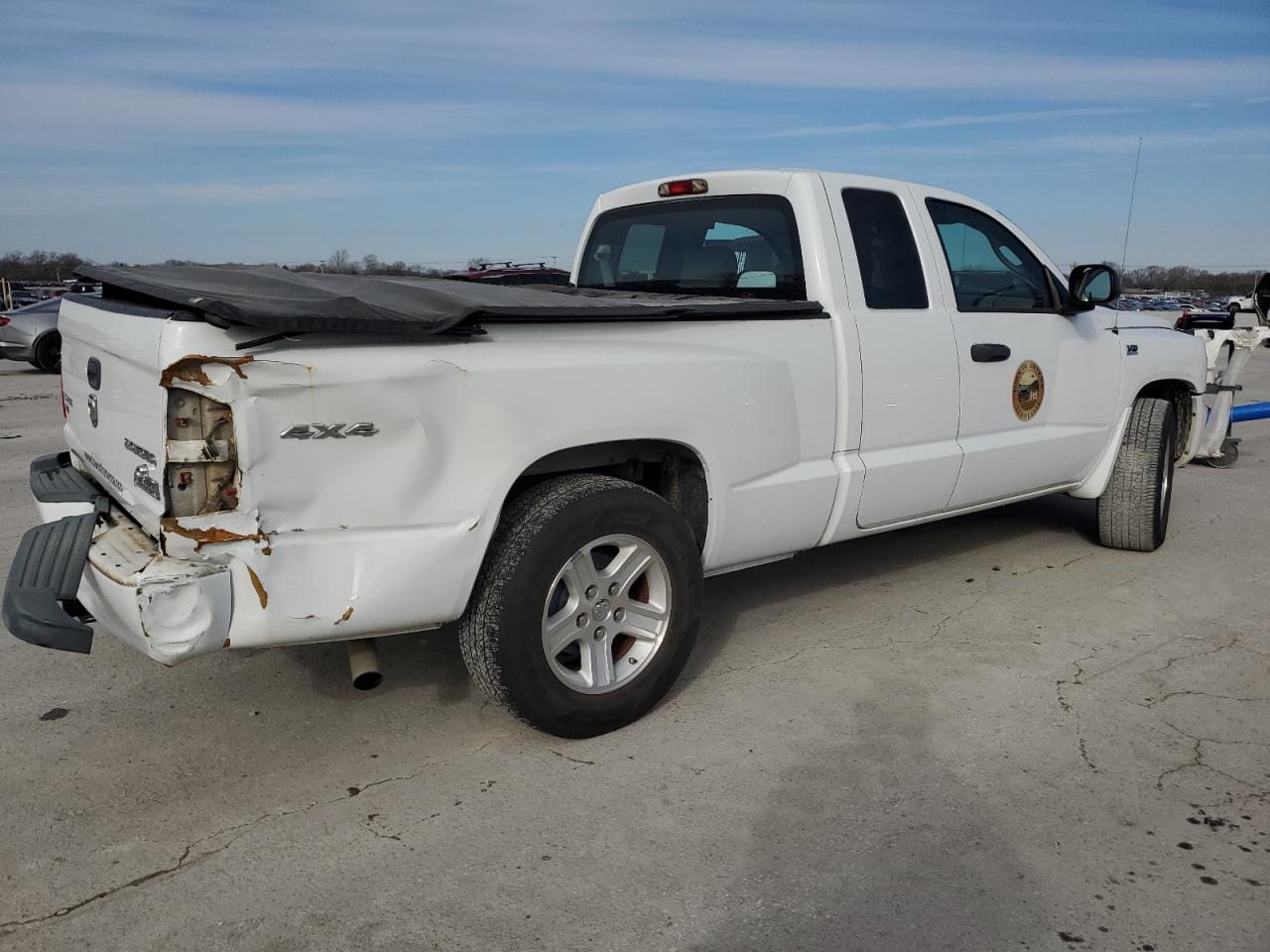 2010 Dodge Dakota VIN 1D7CW3BP3AS212961 Copart auction photo, side / rear end damage thumbnail 3