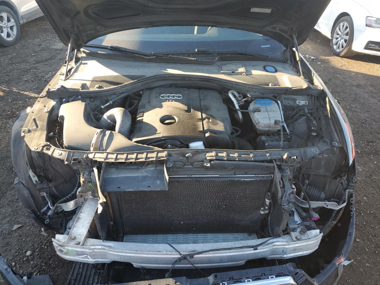 2015 Audi A6 VIN WAUGFAFC7FN026043 Copart auction photo, front end damage thumbnail 11