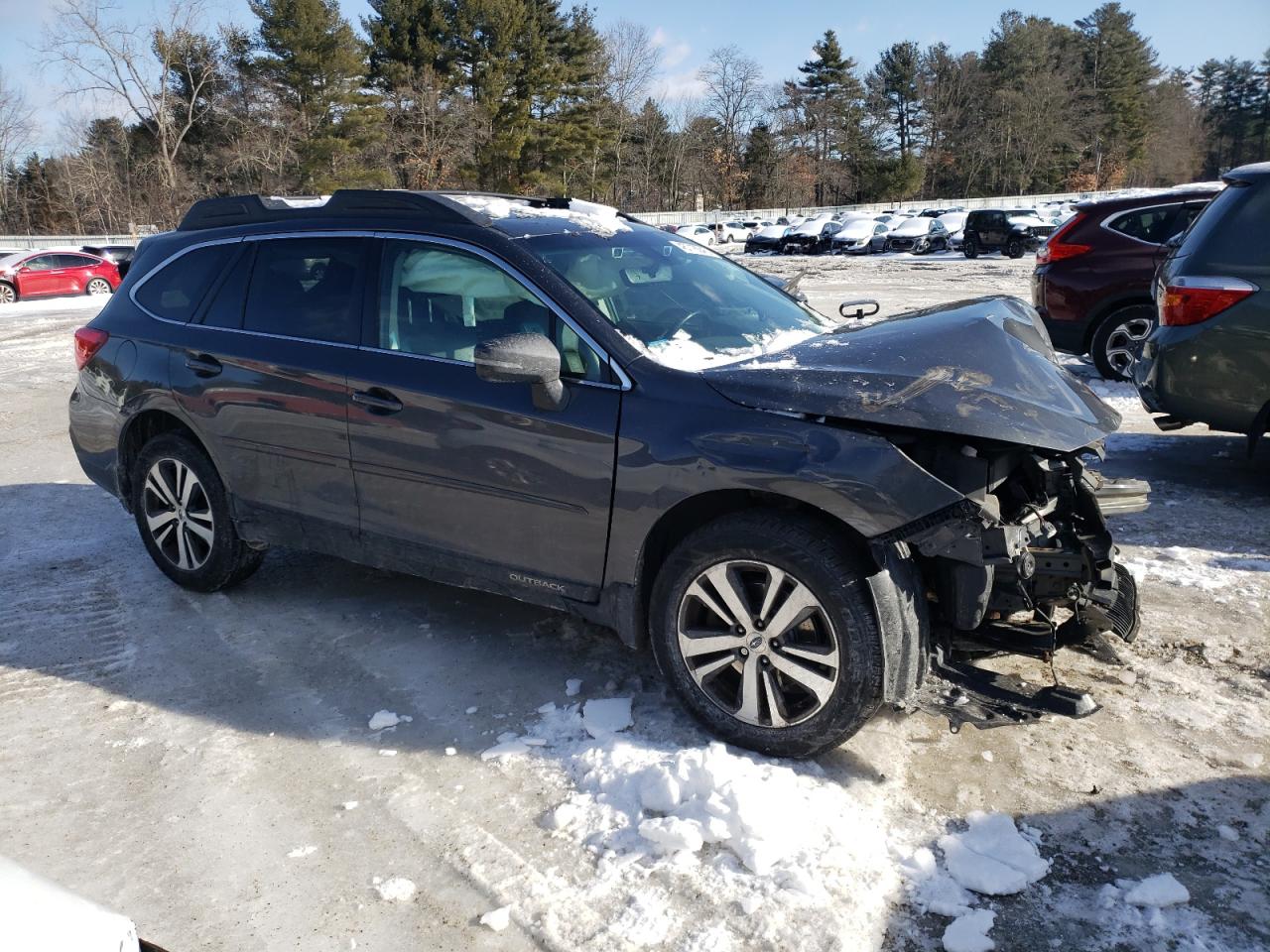 2018 Subaru Outback VIN 4S4BSANC3J3214388 Copart auction photo, front end damage thumbnail 4
