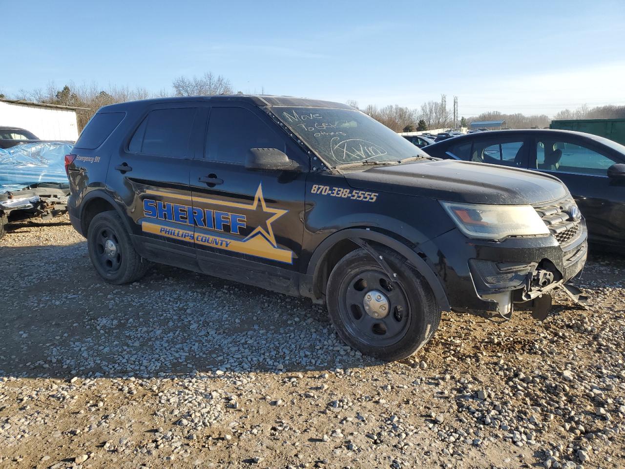 2016 Ford Explorer VIN 1FM5K8AR2GGC36271 Copart auction photo, front end / all over damage thumbnail 4