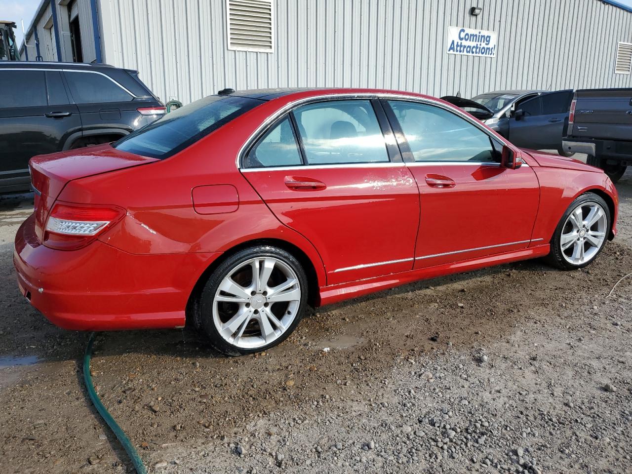 2010 Mercedes-Benz C-klasse VIN WDDGF5EBXAR109153 Copart auction photo, mechanical / all over damage thumbnail 3